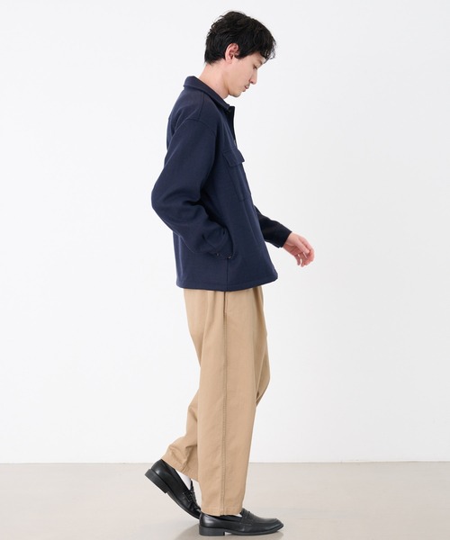 Arnold Palmer(アーノルドパーマー)の「ウールライクメルトン シェア CPO シャツジャケット(シャツ/ブラウス・レディース・アッシュブラウン/ネイビー/グレー・XS/M/LL/S/L)」の11枚目の写真