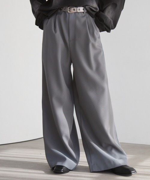 Spielio(シュピーリオ)の「【Spielio】Distressed fade design slacks/ダメージ加工フェードデザインスラックス(スラックス・メンズ・ブラック/グレー・L/M/S)」の10枚目の写真