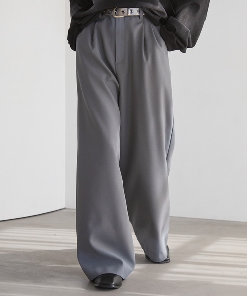 Spielio(シュピーリオ)の「【Spielio】Distressed fade design slacks/ダメージ加工フェードデザインスラックス(スラックス・メンズ・ブラック/グレー・L/M/S)」の11枚目の写真