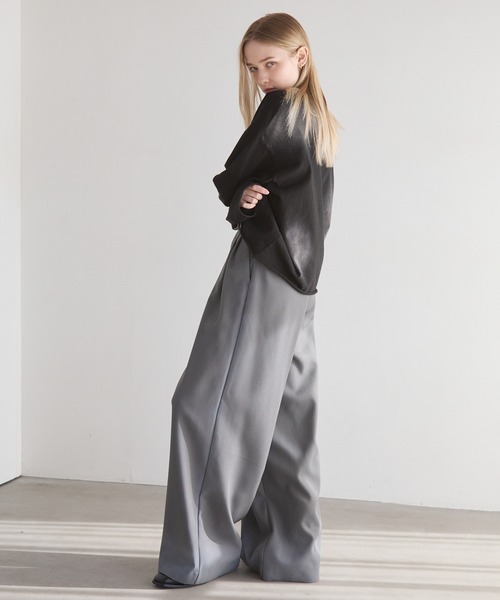 Spielio(シュピーリオ)の「【Spielio】Distressed fade design slacks/ダメージ加工フェードデザインスラックス(スラックス・メンズ・ブラック/グレー・L/M/S)」の17枚目の写真