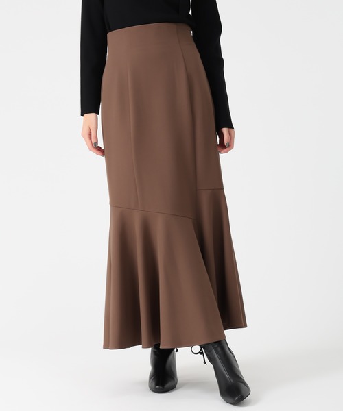 31 Sons de mode（トランテアン　ソン　ドゥ　モード）の「2025秋冬新作 アシメティアードマーメイドスカート（スカート・レディース・ブラウン/ブルー/レッド・S/M）」の2枚目の写真