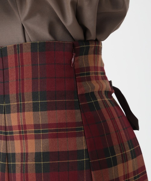 31 Sons de mode（トランテアン　ソン　ドゥ　モード）の「2025秋冬新作 アシメティアードマーメイドスカート（スカート・レディース・ブラウン/ブルー/レッド・S/M）」の11枚目の写真