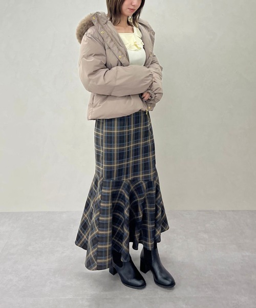 31 Sons de mode（トランテアン　ソン　ドゥ　モード）の「2025秋冬新作 アシメティアードマーメイドスカート（スカート・レディース・ブラウン/ブルー/レッド・S/M）」の19枚目の写真