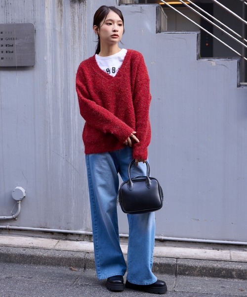 トップス MGS シボジャカードタックギャザートップス【洗濯機洗い可】（カットソー