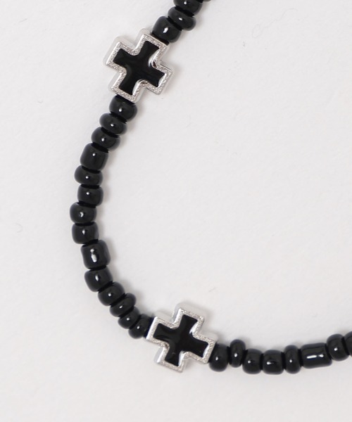 Figments（フィグメンツ）の「クロスチップブレス（ブレスレット・レディース・ブラック・FREE）」の4枚目の写真