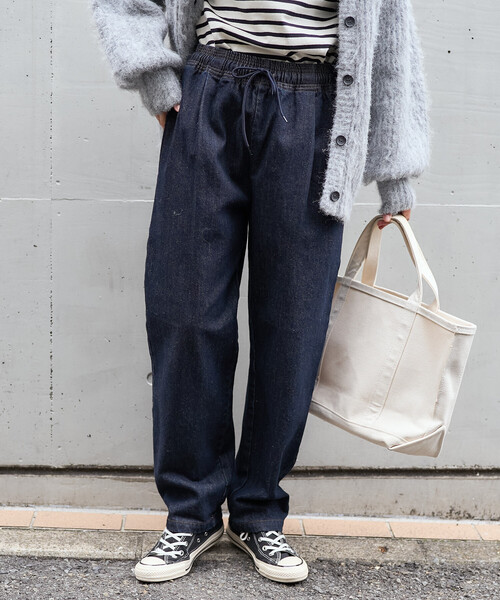 FREAK'S STORE(フリークスストア)の「ウォームシェフパンツ 限定展開(チノパンツ・レディース・ネイビー/ブラック/ナチュラル/ブルー・X-SMALL/SMALL/MEDIUM)」の3枚目の写真