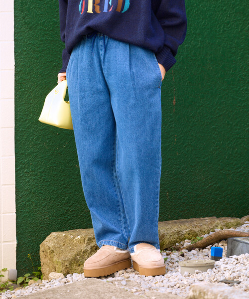 FREAK'S STORE(フリークスストア)の「ウォームシェフパンツ 限定展開(チノパンツ・レディース・ネイビー/ブラック/ナチュラル/ブルー・X-SMALL/SMALL/MEDIUM)」の4枚目の写真