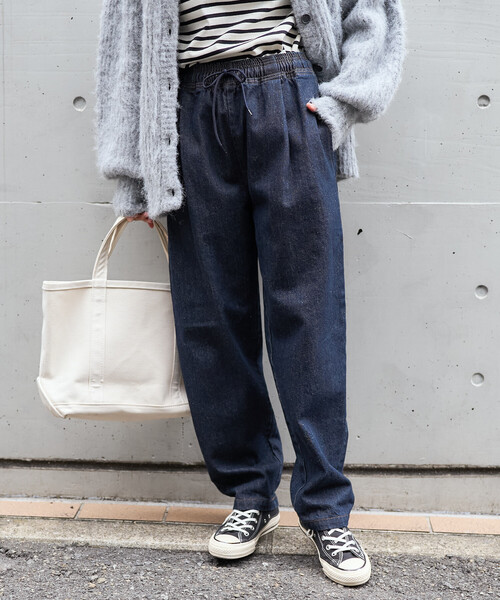 FREAK'S STORE(フリークスストア)の「ウォームシェフパンツ 限定展開(チノパンツ・レディース・ネイビー/ブラック/ナチュラル/ブルー・X-SMALL/SMALL/MEDIUM)」の5枚目の写真