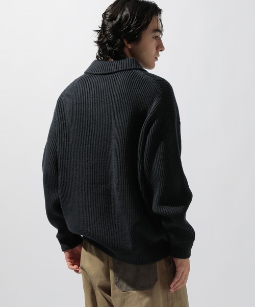 niko and...(ニコアンド)の「両畦ニットポロプルオーバー(ニット/セーター・メンズ・レッド/グレー/ネイビー・MEDIUM/LARGE)」の21枚目の写真