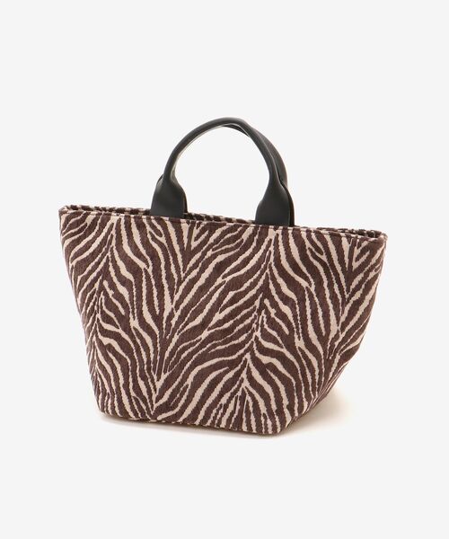 le.coeur blanc（ルクールブラン）の「ポーチ付きジャガードトート（トートバッグ・レディース・ブラック系その他/ブラウン系その他2・FREE）」の9枚目の写真