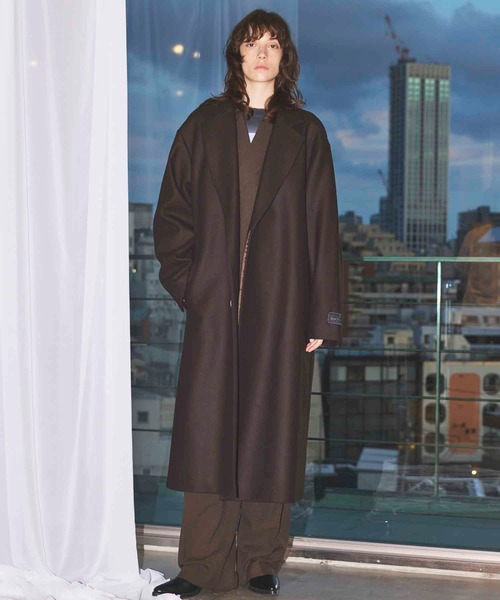 MAISON SPECIAL（メゾンスペシャル）の「《UNISEX》Toro-washer Prime-Ove Double Jacket/トロワッシャープライムオーバーダブルジャケット【MAISON SPECIAL/メゾンスペシャル】■セットアップ対応■（テーラードジャケット・メンズ・ブラック/チャコールグレー/ブラウン/グレイッシュベージュ・0/1/2）」の6枚目の写真