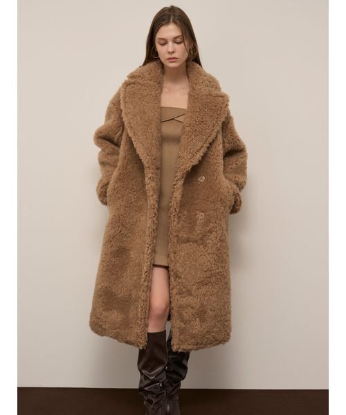 SNIDEL（スナイデル）の「ベアミニワンピース（ワンピース・レディース・グレー/キャメル/ピンク・0/1）」の8枚目の写真