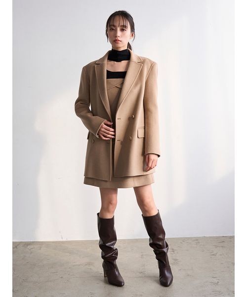 SNIDEL（スナイデル）の「ベアミニワンピース（ワンピース・レディース・グレー/キャメル/ピンク・0/1）」の21枚目の写真