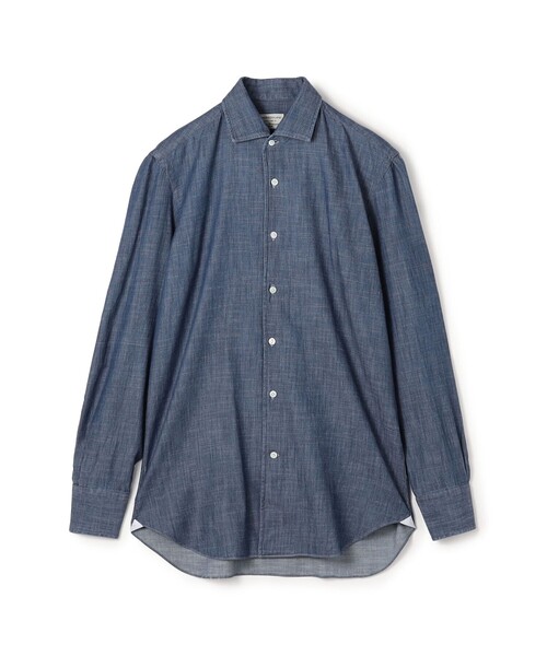 別注】Maria Santagelo コットンデニム ワンピースカラーシャツ