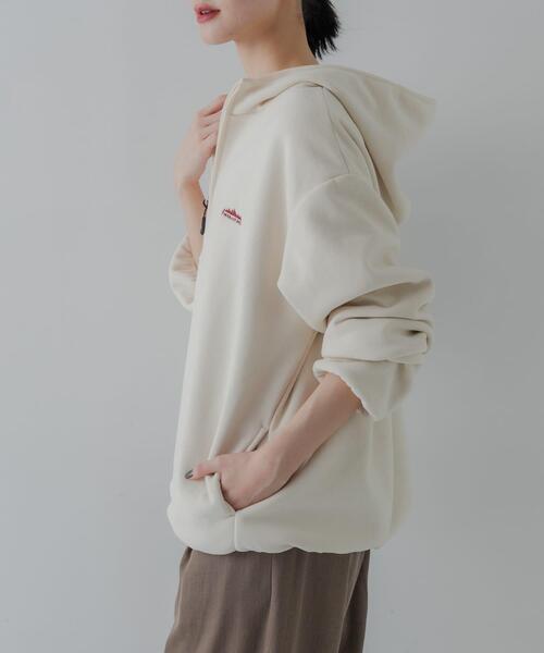 THOUSAND MILE（サウザンドマイル）の「『別注』THOUSAND MILE×URBAN RESEARCH　KNIT FREECE HF-ZIP HOODIE（パーカー・レディース・ブラック/オフホワイト/ボルドー・MEDIUM/LARGE）」の7枚目の写真