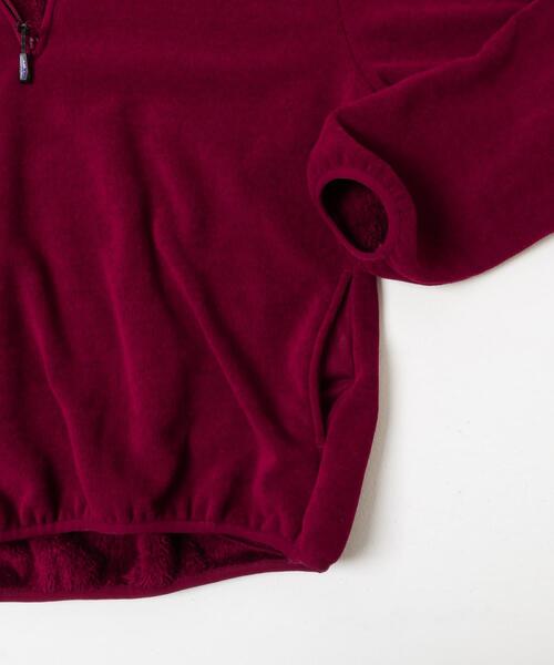 THOUSAND MILE（サウザンドマイル）の「『別注』THOUSAND MILE×URBAN RESEARCH　KNIT FREECE HF-ZIP HOODIE（パーカー・レディース・ブラック/オフホワイト/ボルドー・MEDIUM/LARGE）」の21枚目の写真