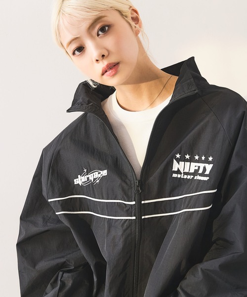 セール】【SAVIER/サビアー】フロント バック 袖ライン ナイロン