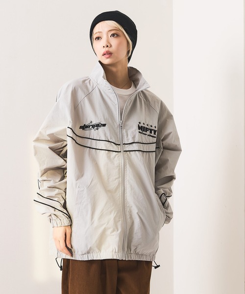 THEBLACKEYEPATCHホワイトフード付きナイロンジャケット☆ネバザ セール】〔BLACK LABEL〕PERTEX SHIELD LIGHT SHELL PARKA