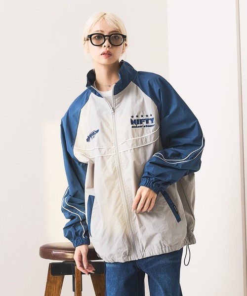 セール】【SAVIER/サビアー】フロント バック 袖ライン ナイロン