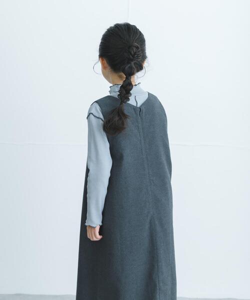 URBAN RESEARCH DOORS(アーバンリサーチドアーズ)の「『親子リンク』『UR TECH』ジャンパースカート(KIDS)(ワンピース・キッズ・ブラック/チャコールグレー・120/105/135)」の5枚目の写真