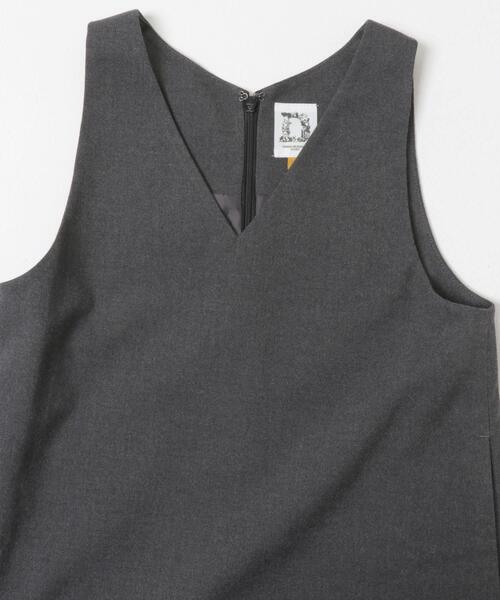 URBAN RESEARCH DOORS(アーバンリサーチドアーズ)の「『親子リンク』『UR TECH』ジャンパースカート(KIDS)(ワンピース・キッズ・ブラック/チャコールグレー・120/105/135)」の9枚目の写真