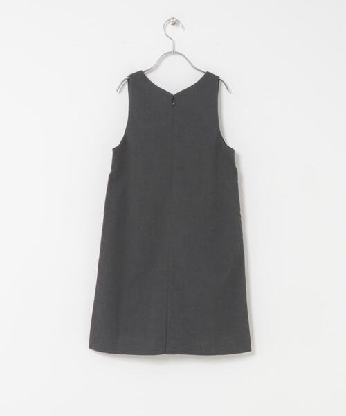 URBAN RESEARCH DOORS(アーバンリサーチドアーズ)の「『親子リンク』『UR TECH』ジャンパースカート(KIDS)(ワンピース・キッズ・ブラック/チャコールグレー・120/105/135)」の12枚目の写真