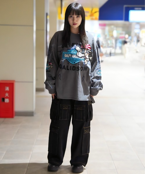 GALFY（ガルフィー）の「GA×GALFY-安定の別注デニムカーゴパンツ（カーゴパンツ・メンズ・ブラウン/インディゴブルー/ブラック・XL/L）」の13枚目の写真