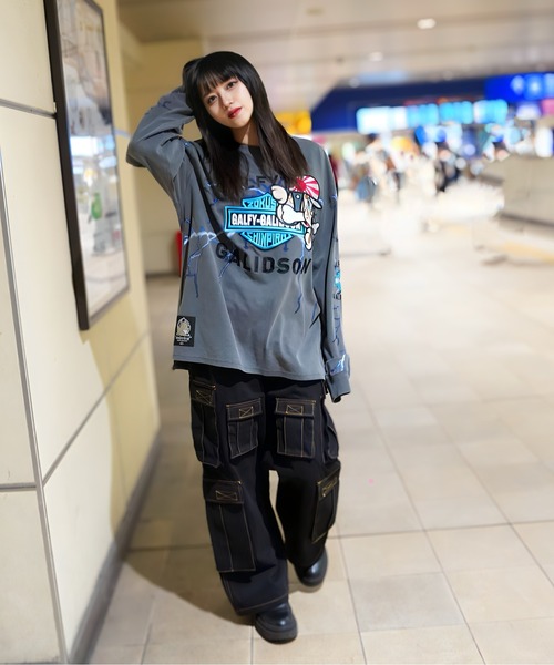 GALFY（ガルフィー）の「GA×GALFY-安定の別注デニムカーゴパンツ（カーゴパンツ・メンズ・ブラウン/インディゴブルー/ブラック・XL/L）」の15枚目の写真