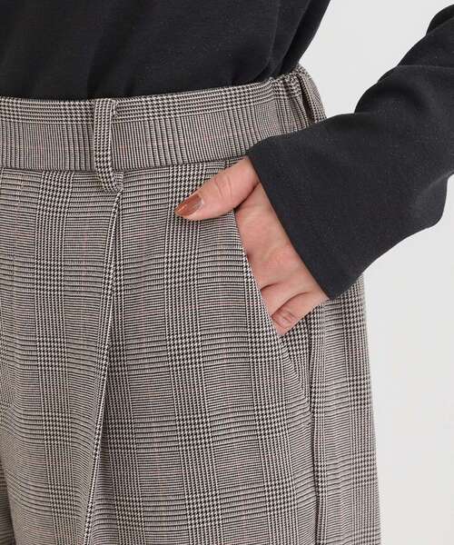 DRESKIP（ドレスキップ）の「【洗濯機可/S-LL/セットアップ可】脚のラインをきれいに魅せる センタープレスワイドパンツ（その他パンツ・レディース・ブラウン系その他/ネイビー/グレー系1・01/02/03/04）」の21枚目の写真