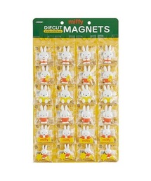 Miffy( ミッフィー)のミッフィー ダイカットマグネット(MGD1)台紙セット 24ヶ付(6種類) miffy SK(その他雑貨)