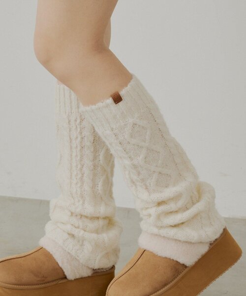 ケーブルレッグウォーマー（レッグウォーマー）｜Chico（チコ）の