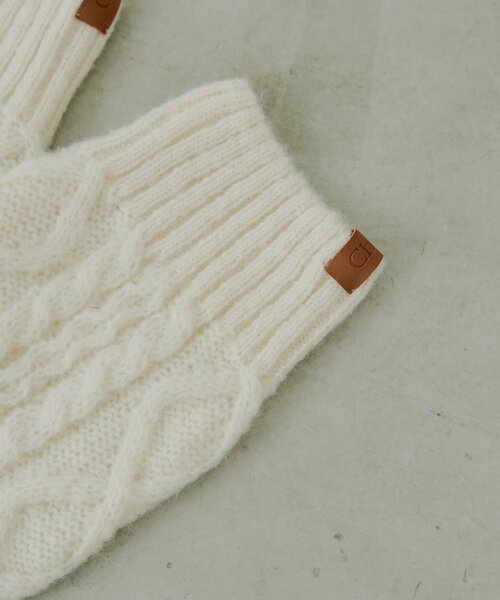 Chico(チコ)の「ケーブルレッグウォーマー(レッグウォーマー・レディース・ベージュ/ブラウン/アイボリー・FREE)」の10枚目の写真