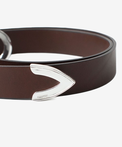 ATTACHMENT(アタッチメント)の「カウレザー ウエスタンベルト / COW LEATHER WESTERN BELT(ベルト・メンズ・ベージュ/ブラウン/ブラック・1/3)」の13枚目の写真