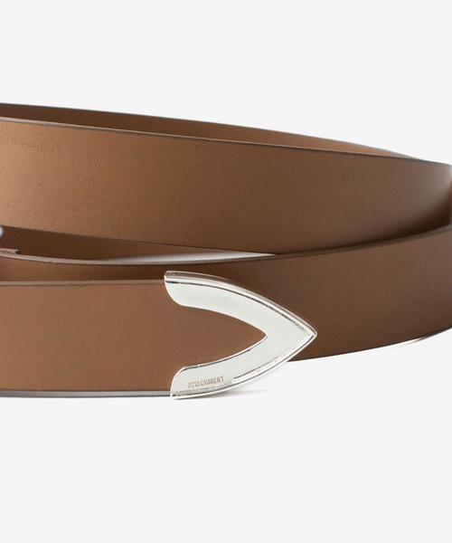 ATTACHMENT(アタッチメント)の「カウレザー ウエスタンベルト / COW LEATHER WESTERN BELT(ベルト・メンズ・ベージュ/ブラウン/ブラック・1/3)」の21枚目の写真