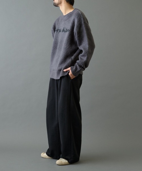 COLONY 2139（コロニートゥーワンスリーナイン）の「モヘアライクハンドライティングニット（ニット/セーター・メンズ・ブラウン/ブラック/グレー・LARGE/MEDIUM）」の8枚目の写真