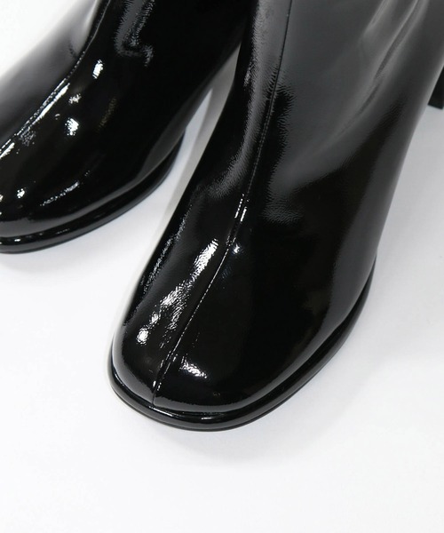 Gready Brilliant（グレディブリリアン）の「エナメルショートブーツ（ブーツ・レディース・ブラック・36/37/38）」の10枚目の写真