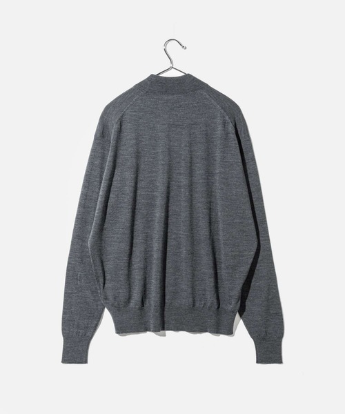 JOHN SMEDLEY(ジョンスメドレー)の「JOHN SMEDLEY AMITY ジョンスメドレー 長袖 ハイネック メリノウール ニット(ニット/セーター・レディース・ブラック/チャコール・LARGE/MEDIUM/SMALL)」の14枚目の写真