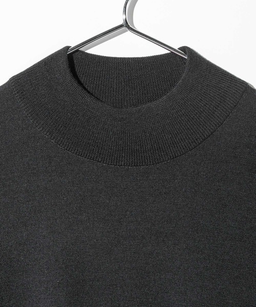 JOHN SMEDLEY(ジョンスメドレー)の「JOHN SMEDLEY AMITY ジョンスメドレー 長袖 ハイネック メリノウール ニット(ニット/セーター・レディース・ブラック/チャコール・LARGE/MEDIUM/SMALL)」の15枚目の写真