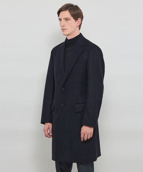 MACKINTOSH LONDON(マッキントッシュ ロンドン)の「【WEB・一部店舗限定】ライトメルトンチェスターフィールドコート(チェスターコート・メンズ・ネイビー・38/40/42)」の8枚目の写真