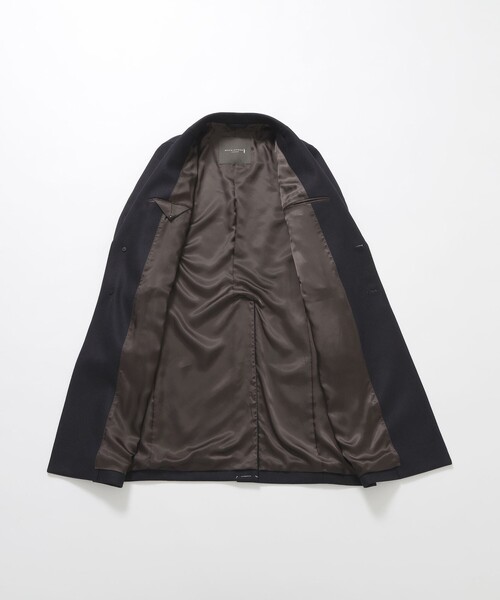 MACKINTOSH LONDON(マッキントッシュ ロンドン)の「【WEB・一部店舗限定】ライトメルトンチェスターフィールドコート(チェスターコート・メンズ・ネイビー・38/40/42)」の4枚目の写真