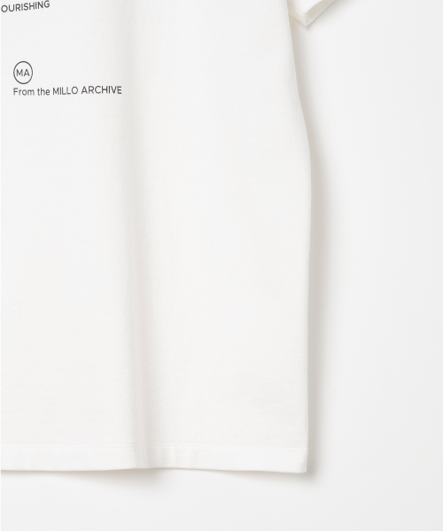 Millo Archive（ミロ アーカイブ）の「クレープクレッセンドTシャツ[ホワイト]（Tシャツ/カットソー・メンズ・その他・MEDIUM/LARGE/X-LARGE）」の5枚目の写真