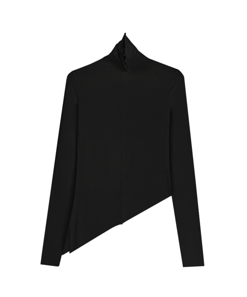 AVANDRESS(アバンドレス )の「Diagonal Turtleneck Knit BLACK(Tシャツ/カットソー・レディース・ブラック・SMALL/MEDIUM)」の5枚目の写真