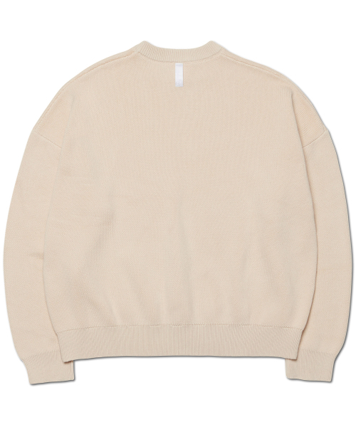 NOMANUAL(NOMANUAL)の「RAW JACQUARD KNIT - BEIGE(ニット/セーター・レディース・その他・SMALL/MEDIUM/LARGE/X-LARGE)」の2枚目の写真