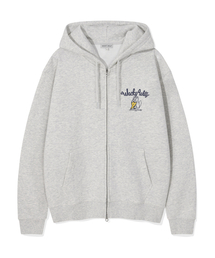 Wacky WiLLy（ワッキーウィリー）の「キキレオロゴフードジップアップライトグレー（パーカー）」