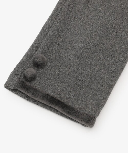 Afternoon Tea(アフタヌーンティー)の「ストレッチベロアボタングローブ(手袋・レディース・ブラウン/ブラック/グレー・ONE SIZE)」の10枚目の写真