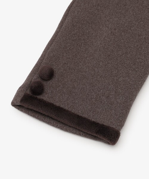 Afternoon Tea(アフタヌーンティー)の「ストレッチベロアボタングローブ(手袋・レディース・ブラウン/ブラック/グレー・ONE SIZE)」の14枚目の写真