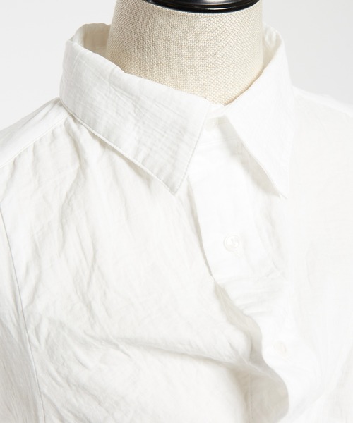 gomme（ゴム）の「ガーゼフリルブラウス（シャツ/ブラウス・レディース・ブラック/ホワイト・MEDIUM）」の17枚目の写真