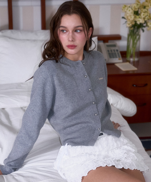 ROSEFRANTZ（ロゼフランツ）の「Nickel Round Cardigan [Gray]（カーディガン/ボレロ・レディース・アッシュグレー・FREE）」の3枚目の写真
