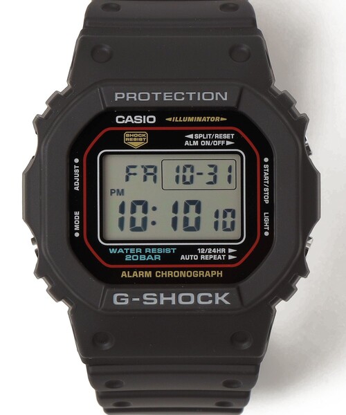G-SHOCK(ジーショック)の「G-SHOCK: DW-5600RL 腕時計(デジタル腕時計・メンズ・ブラック・ONE SIZE)」の2枚目の写真