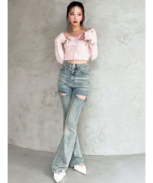 RESEXXY（リゼクシー）の「2WAYモチーフミュール（パンプス・レディース・ホワイト/ピンク/ブラック・SMALL/MEDIUM/LARGE）」の13枚目の写真